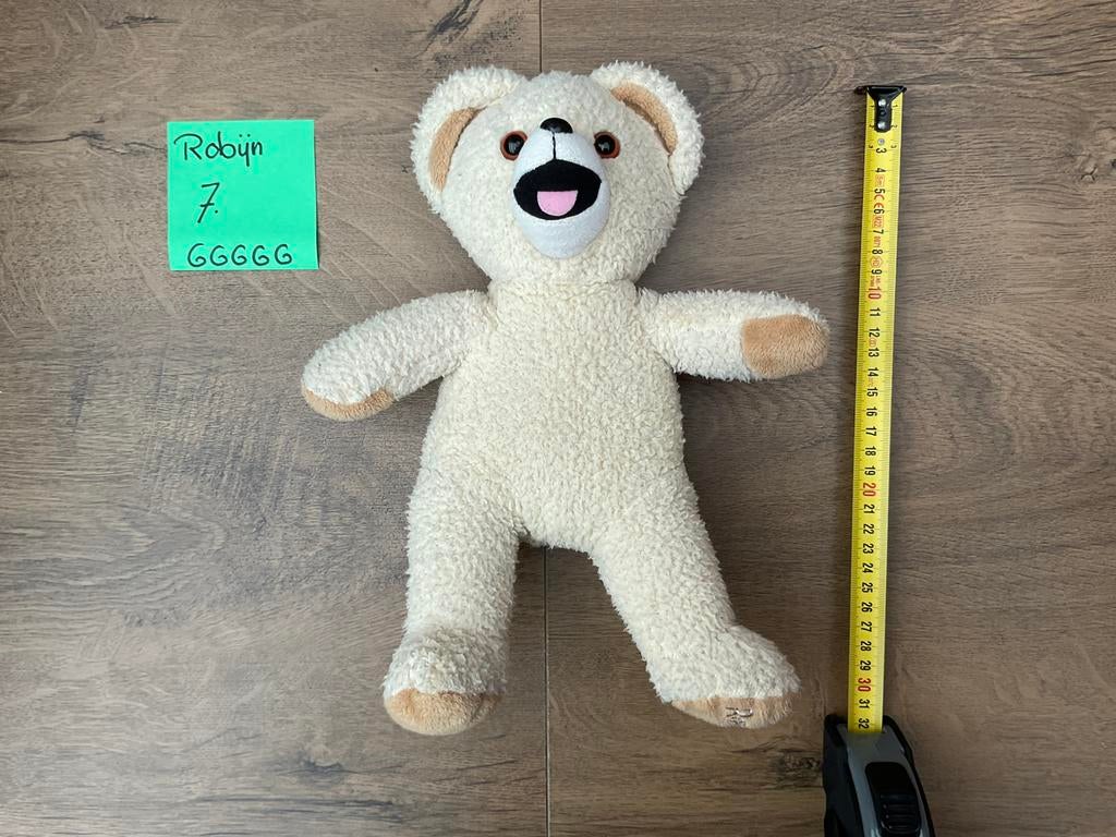 Zgan, niet kapot, Robijntje beer teddybeer Robijn 30cm, Ophalen, Zo goed als nieuw, Stoffen beer, Overige merken