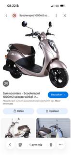 Gezocht: Mooie Sym Mio met geel kenteken, Fietsen en Brommers, Scooters | SYM, Ophalen, Gebruikt, Maximaal 45 km/u, Mio