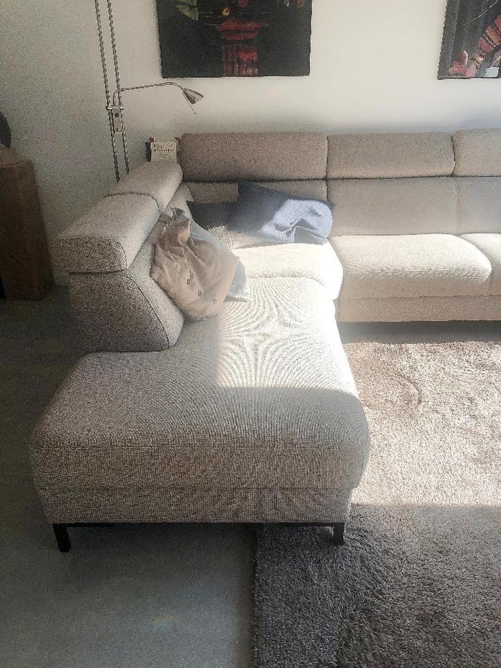 hoekbank, Huis en Inrichting, Banken | Bankstellen, Zo goed als nieuw, Hoekbank, Vierpersoons of meer, 250 tot 300 cm, 75 tot 100 cm