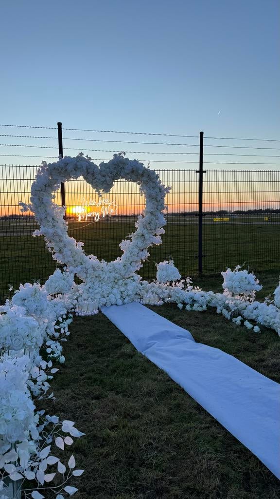 Marry Me Aanzoek Decoratie te Huur, Hobby en Vrije tijd, Feestartikelen | Verhuur, Ophalen, Zo goed als nieuw, Valentijn of Romantisch