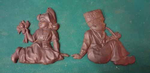gietijzer meisje en jongen, Ophalen of Verzenden, 'T Olde Gre-j, Info@toldegrej.nl, Endepoelstraat 20f Didam