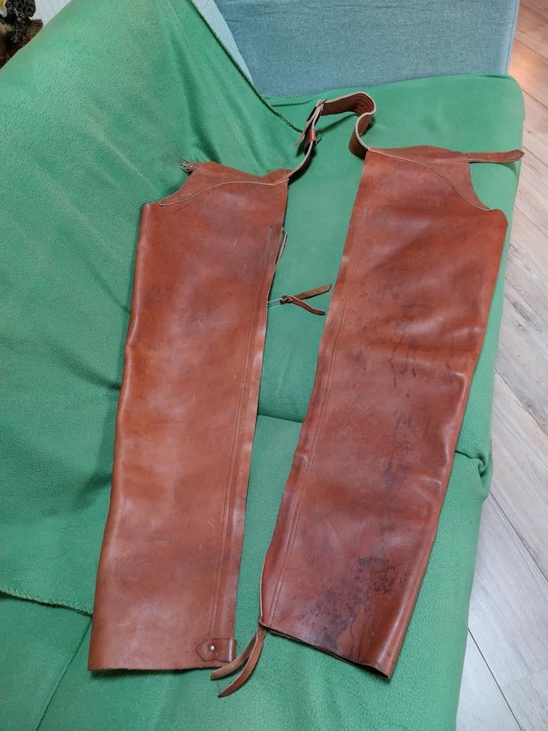 Chaps, echt leer, Dieren en Toebehoren, Gebruikt, Overige typen, Overige soorten, Ophalen of Verzenden
