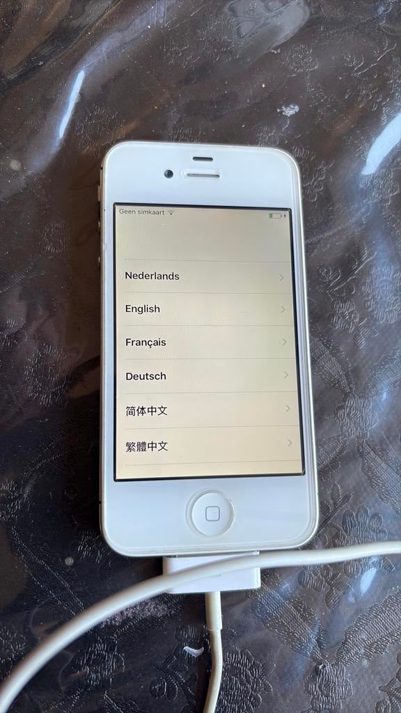 Iphone 4S, Telecommunicatie, Mobiele telefoons | Apple iPhone, Ophalen of Verzenden, Gebruikt, Wit, IPhone 4S