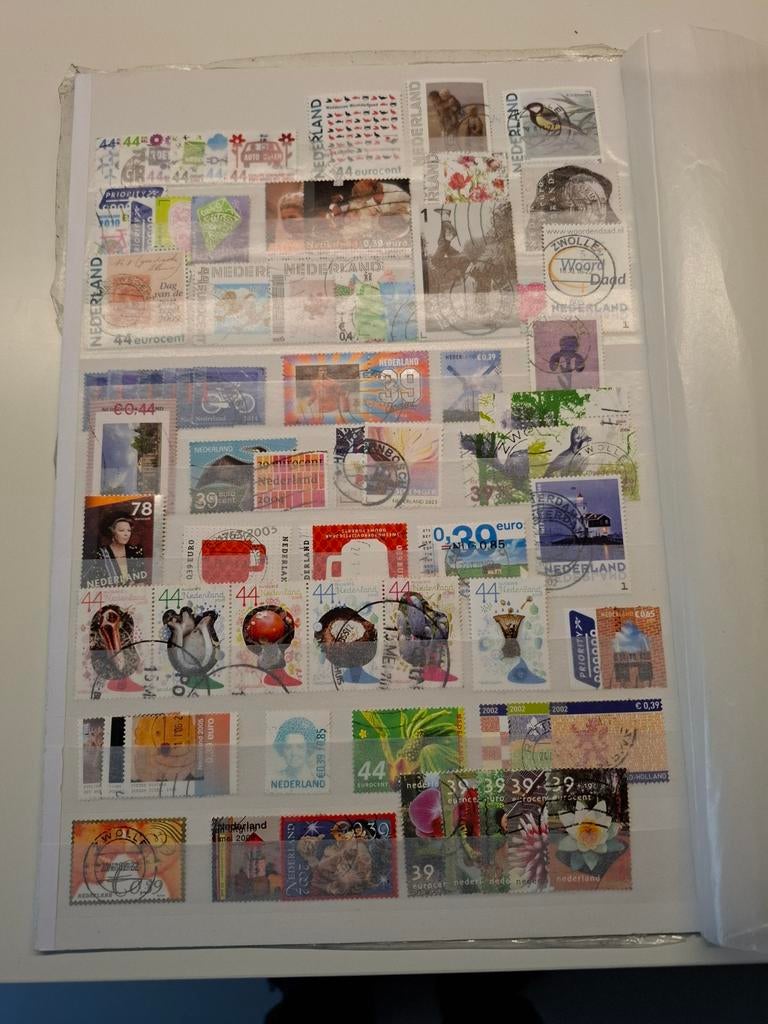 Diverse eurozegels Nederland gestempeld, Postzegels en Munten, Postzegels | Nederland, Ophalen of Verzenden