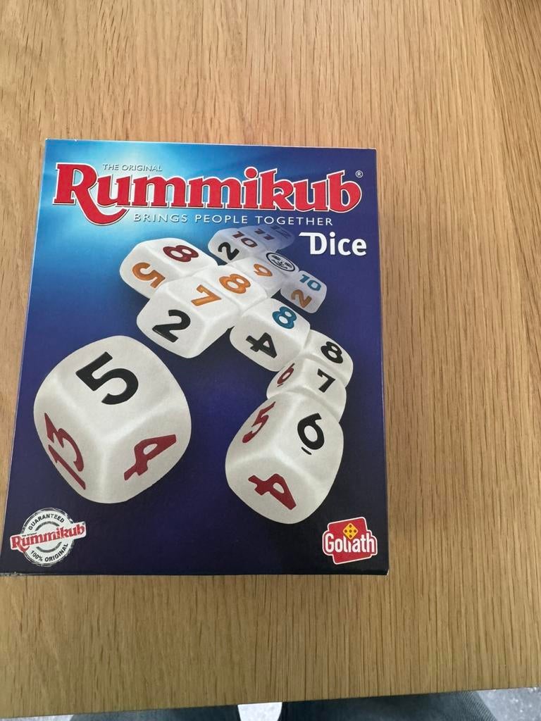 Rummikub dice, Ophalen of Verzenden, Zo goed als nieuw