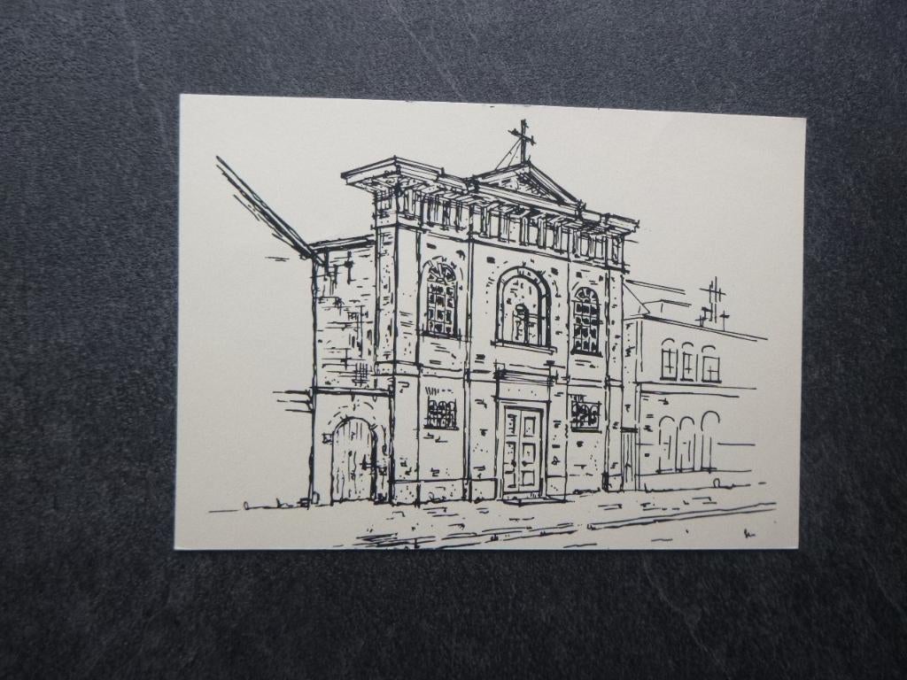 Brielle, rk parochiekerk H.H. martelaren van Gorcum  kunst, Verzamelen, Verzenden, 1980 tot heden, Ongelopen, Zuid-Holland