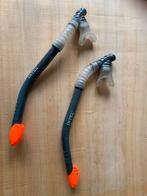 2 snorkels, Watersport en Boten, Snorkelen, Ophalen of Verzenden, Zo goed als nieuw, Snorkelvinnen