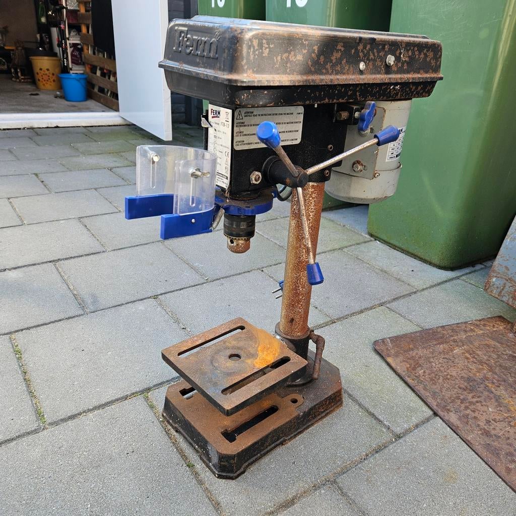 Ferm kolomboormachine FTB-13, Ophalen