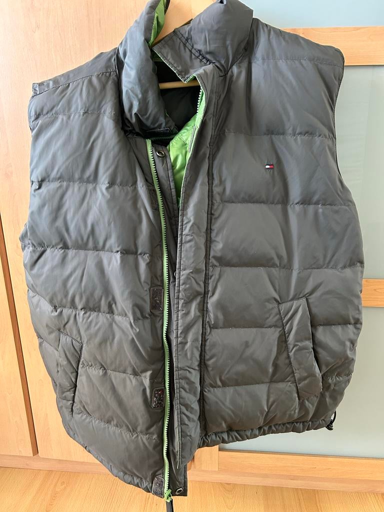 Tommy Hilfiger bodywarmer maat L, Ophalen, Gedragen, Maat 52/54 (L), Grijs