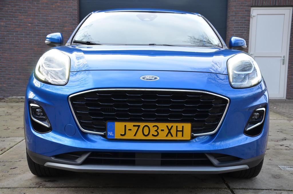 Ford Puma 1.0 EcoBoost Hybrid Titanium Navi/Pdc/Ecc/Cruise c, Voorwielaandrijving, Euro 6, Blauw, Origineel Nederlands