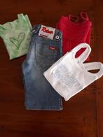 Kledingset maat 110-116, 5 topjes, rok en Retour broek, Ophalen of Verzenden, Zo goed als nieuw, Meisje, Setje