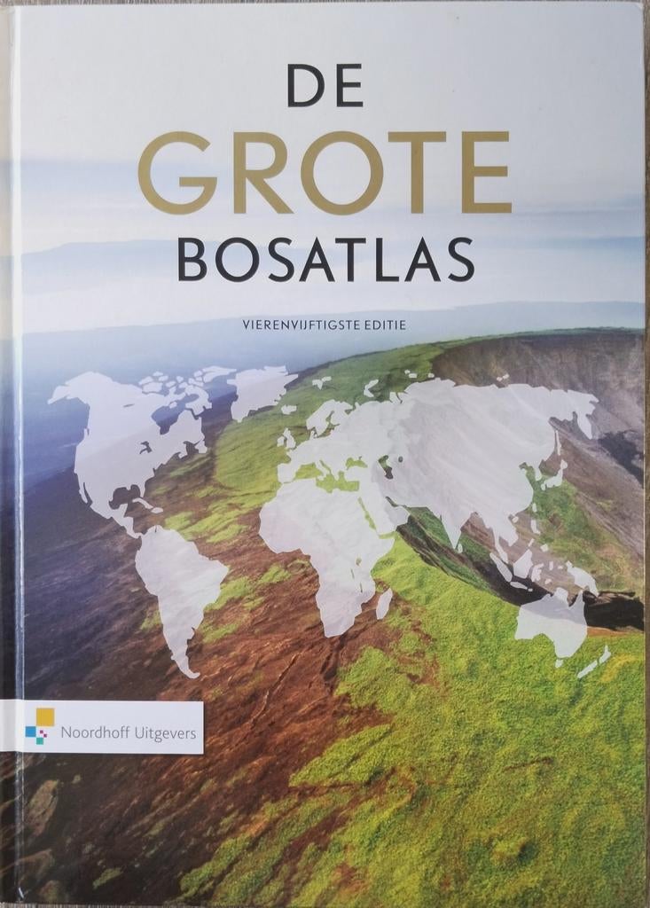De Grote Bosatlas - 54e Editie - Voor VMBO/HAVO/VWO - Zgan, Boeken, Atlassen en Landkaarten, Bosatlas, 2000 tot heden, Ophalen of Verzenden