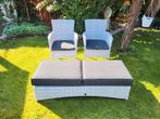 Intratuin z.g.a.n.  2 persoons tuinset van wicker, Ophalen, Gebruikt, Hocker