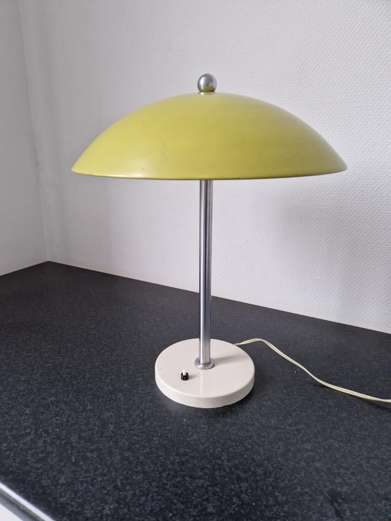 Vintage Gispen tafellamp model 5015 bureau dressoir lamp, Ophalen of Verzenden, Zo goed als nieuw, Minder dan 50 cm
