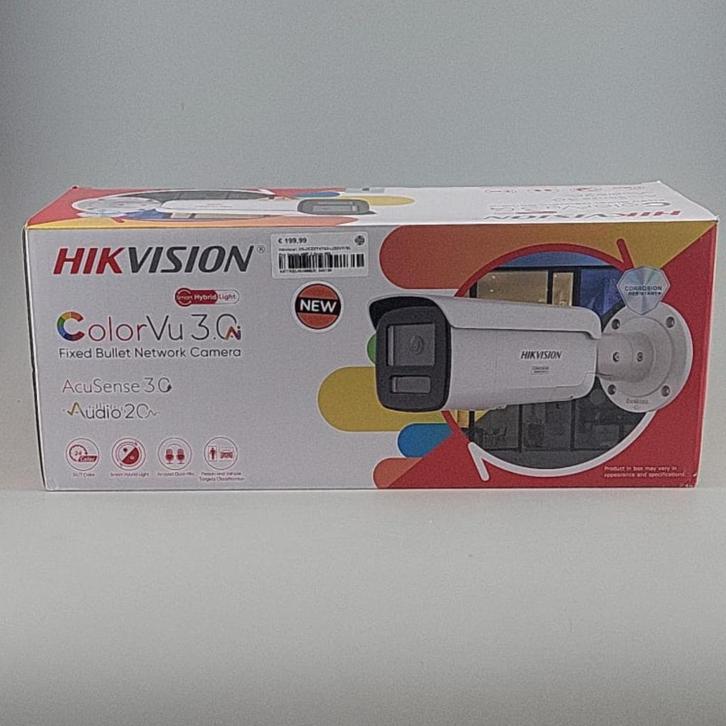 Hikvision DS-2CD2T47G3-LIS2UY/SL Pro Series 4MP 2.8mm Wit, Huis en Inrichting, Deurbellen, Nieuw