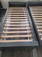 2 eenpersoonsbedden van WOOOD, gratis, Huis en Inrichting, Slaapkamer | Bedden, Ophalen, Gebruikt, 90 cm, Eenpersoons