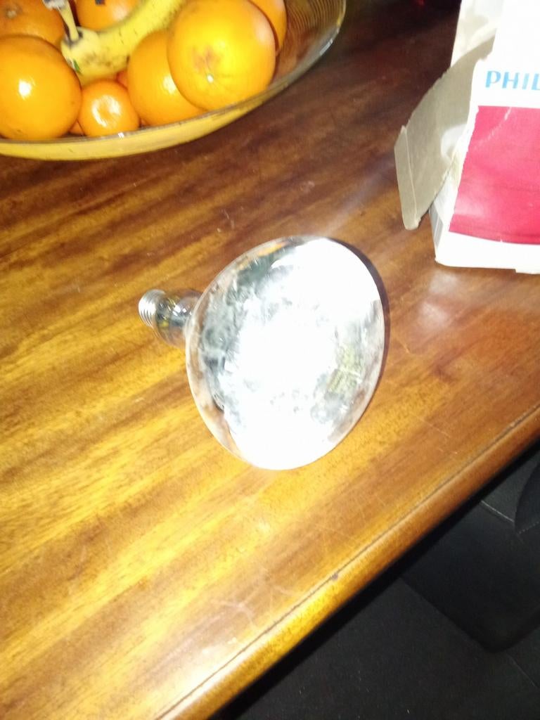 Philips witte warmte lamp PAR38 100W E27, Gloeilamp, 60 watt of meer, Nieuw, Infrarood warmtelamp