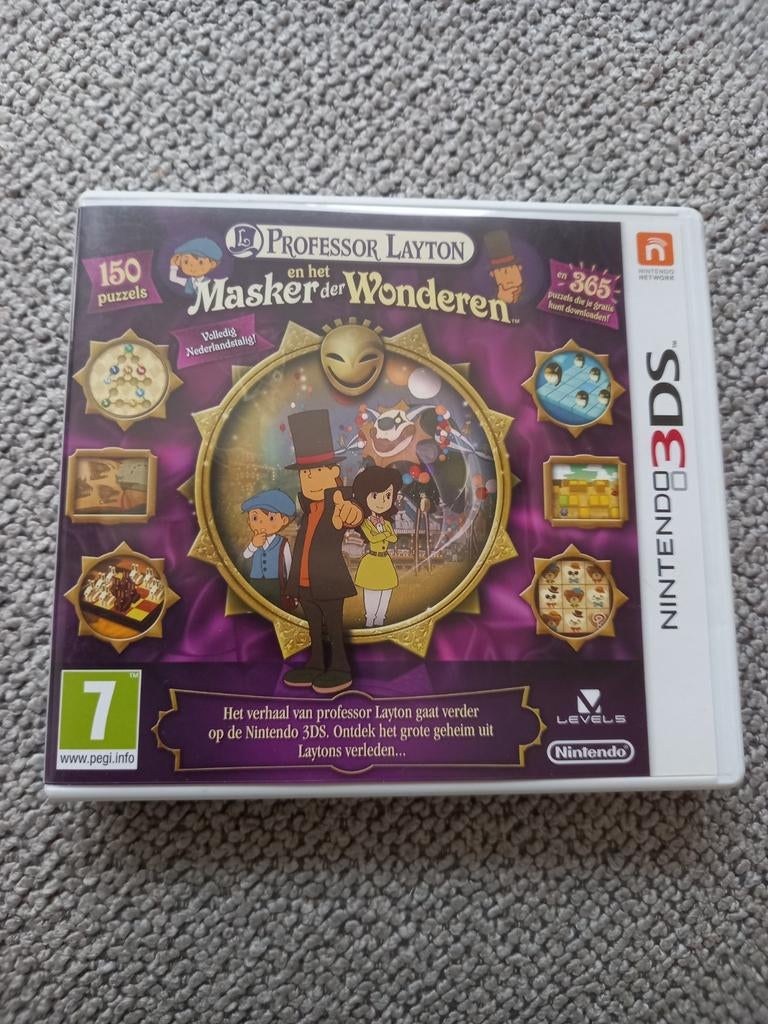 Professor Layton en het Masker der wonderen, Puzzel en Educatief, 1 speler, Ophalen of Verzenden, Zo goed als nieuw