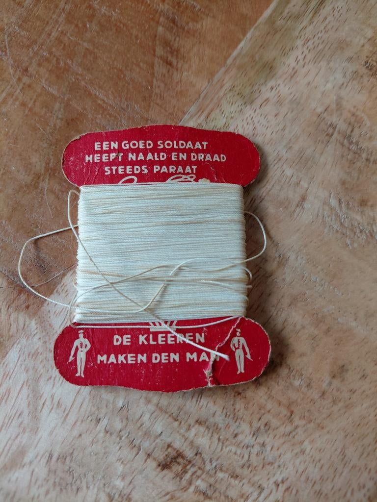 Militair Nederland ijzergaren 1948 cadi cantinedienst, Ophalen of Verzenden, Landmacht, Nederland