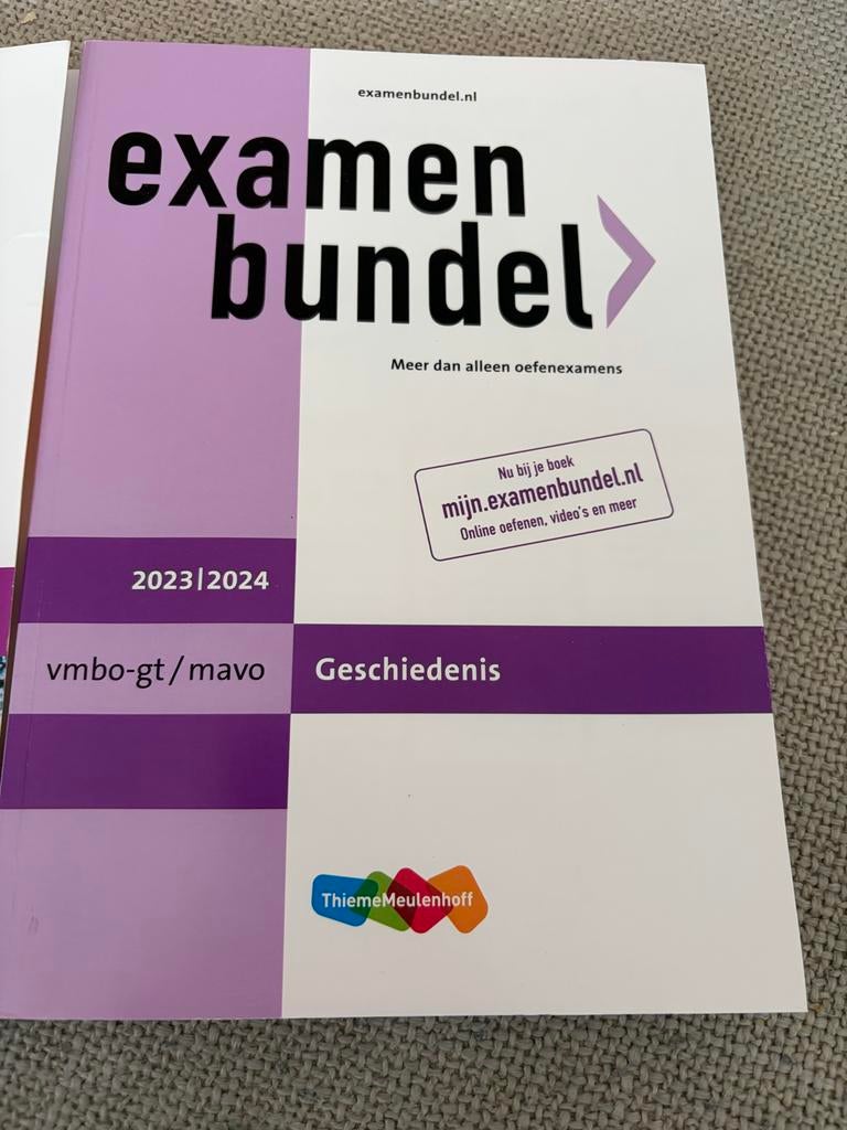 Examenbundel & Samengevat Geschiedenis VMBO 2023/2024, Boeken, Schoolboeken, Ophalen of Verzenden, Zo goed als nieuw, VMBO, Geschiedenis