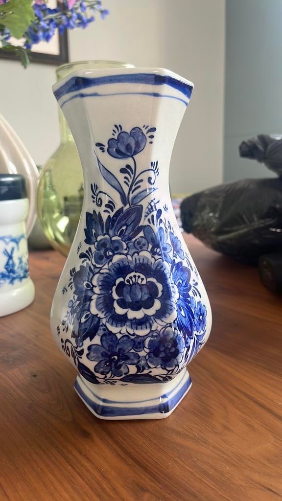 Delftsblauw vaasje, Antiek en Kunst, Ophalen