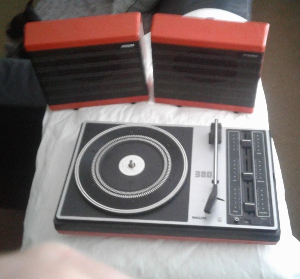 Philips platenspeler retro vintage, Audio, Tv en Foto, Platenspelers, Ophalen, Niet werkend, Platenspeler, Philips