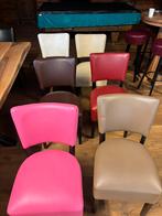 10 gekleurde stoelen, Ophalen of Verzenden