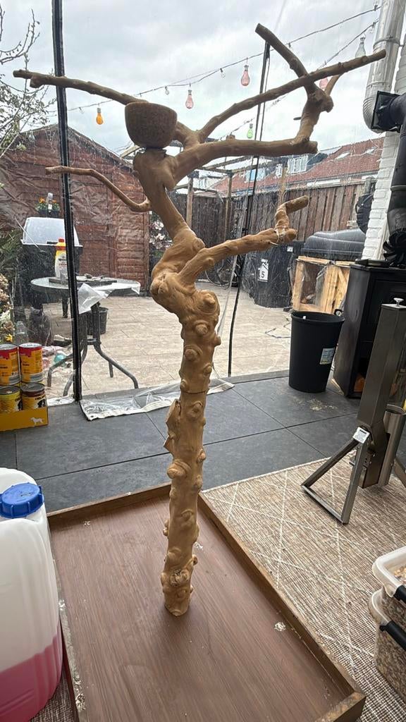 Papegaaien standaard Java Wood, Dieren en Toebehoren, Ophalen of Verzenden, Zo goed als nieuw