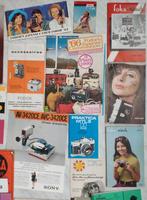 Vintage reclame folders drukwerk diverse foto en film, Ophalen, Gelezen