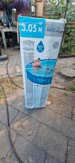 Bestway Zwembad 3.05m met Pomp, Tuin en Terras, Zwembaden, Gebruikt, Minder dan 80 cm, Rond, 300 cm of meer