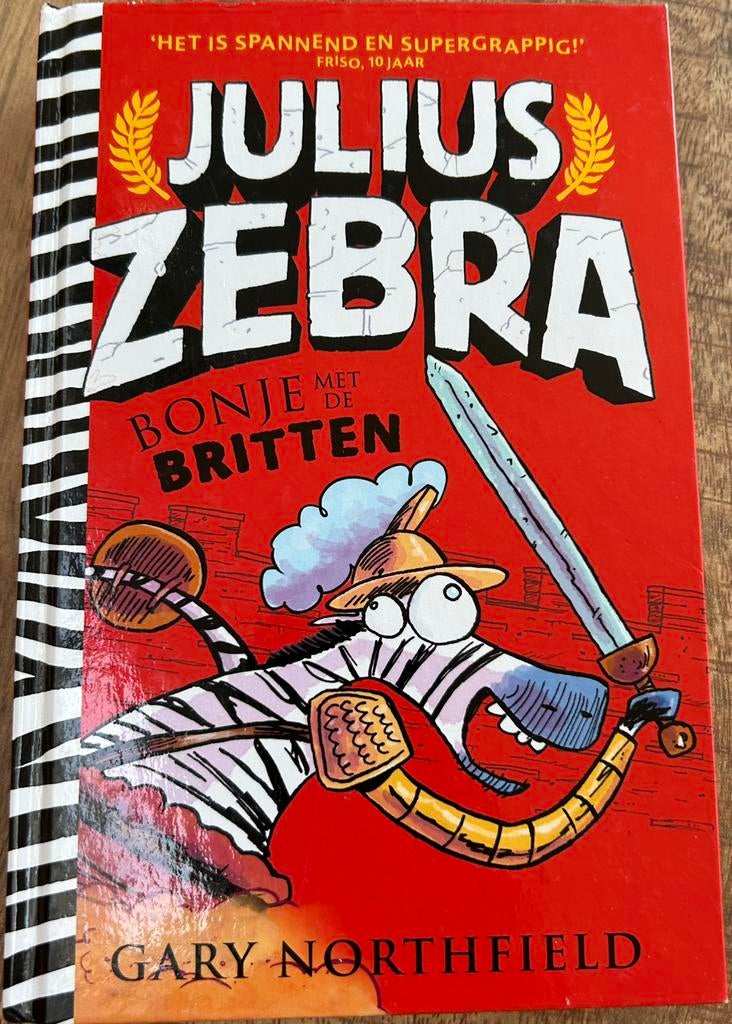 Julius Zebra: Bonje met de Britten -Spannend en SUPERGRAPPIG, Ophalen of Verzenden, Gelezen