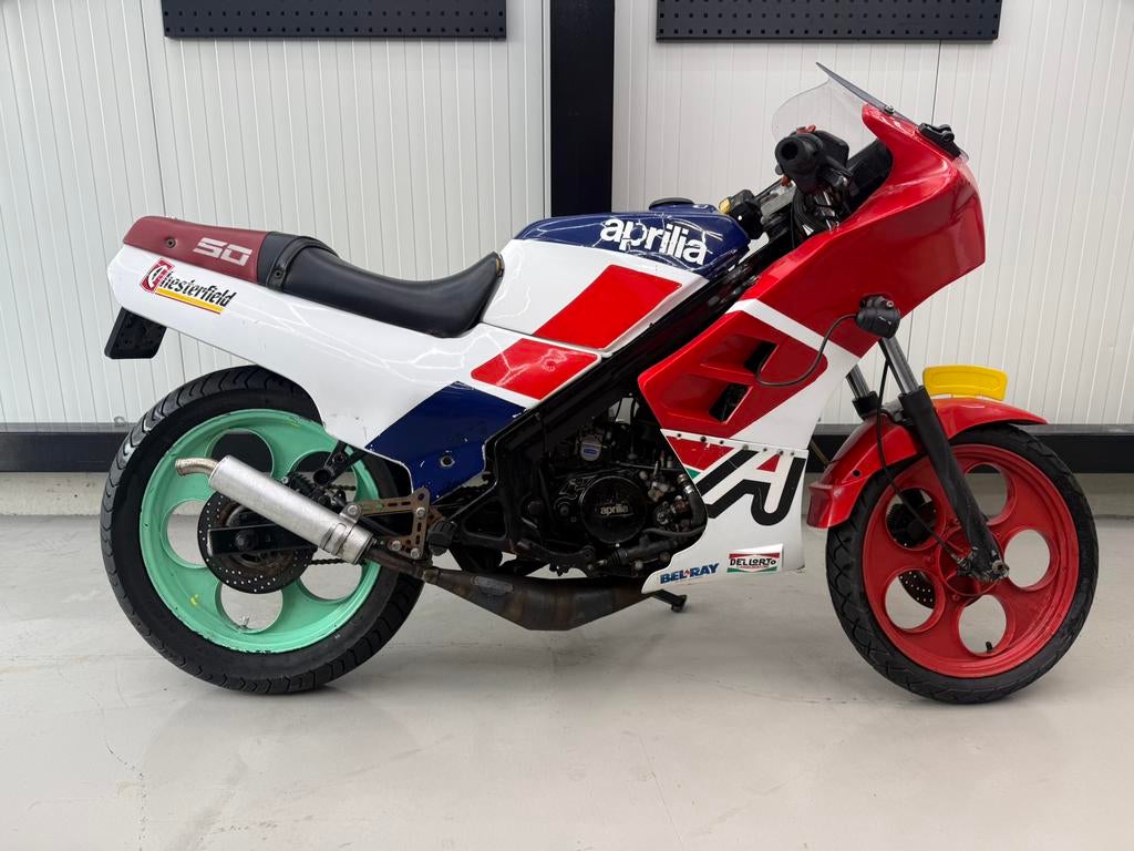 Aprilia F1 – 80cc oldtimer (schakelbrommer), Fietsen en Brommers, Brommers | Oldtimers, Ophalen of Verzenden, Overige merken