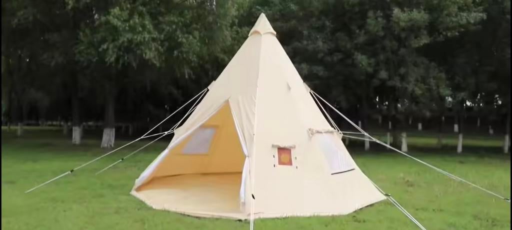 Teepee tent, NIEUW, 5 meter diameter, tipi, bell, belltent, Ophalen of Verzenden