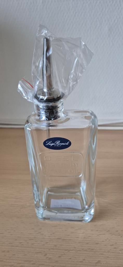 Glazen olie schenker, nieuw, Overige typen, Ophalen of Verzenden, Nieuw, Glas