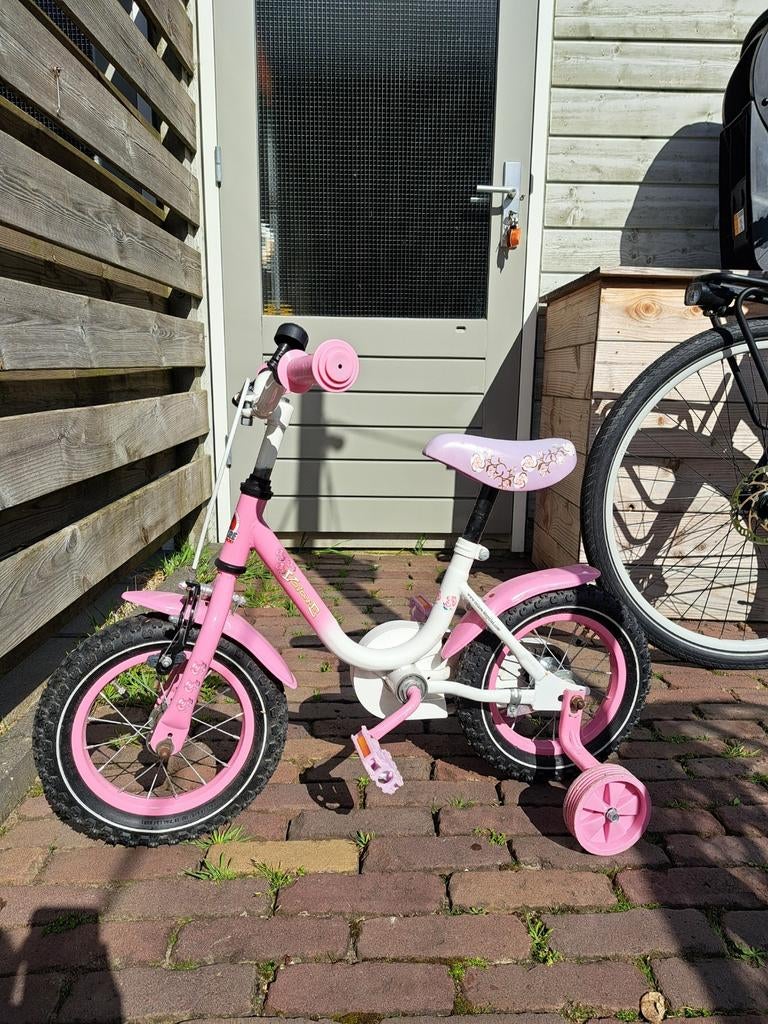 Volare kinderfiets 12 inch, Ophalen, Zijwieltjes, Gebruikt, Volare