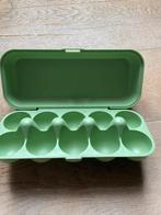Groene eierdoos voor 10 eieren, Ophalen of Verzenden, Zo goed als nieuw