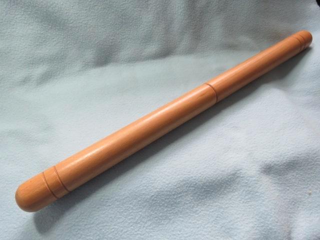 Vintage houten breinaaldenkoker zonder versieringen, Hobby en Vrije tijd, Breien en Haken, Zo goed als nieuw, Breien, Overige typen