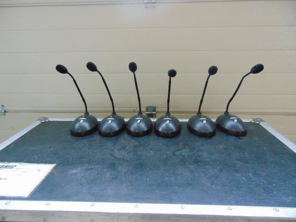 Electro Voice EV PolarChoise 12 Desktop microfoons (6x), Ophalen of Verzenden, Zo goed als nieuw, Overige typen