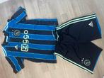 Ajax tenue maat 164 - Origineel uit de fanshop, Ophalen of Verzenden, Gedragen, Overige maten, Blauw
