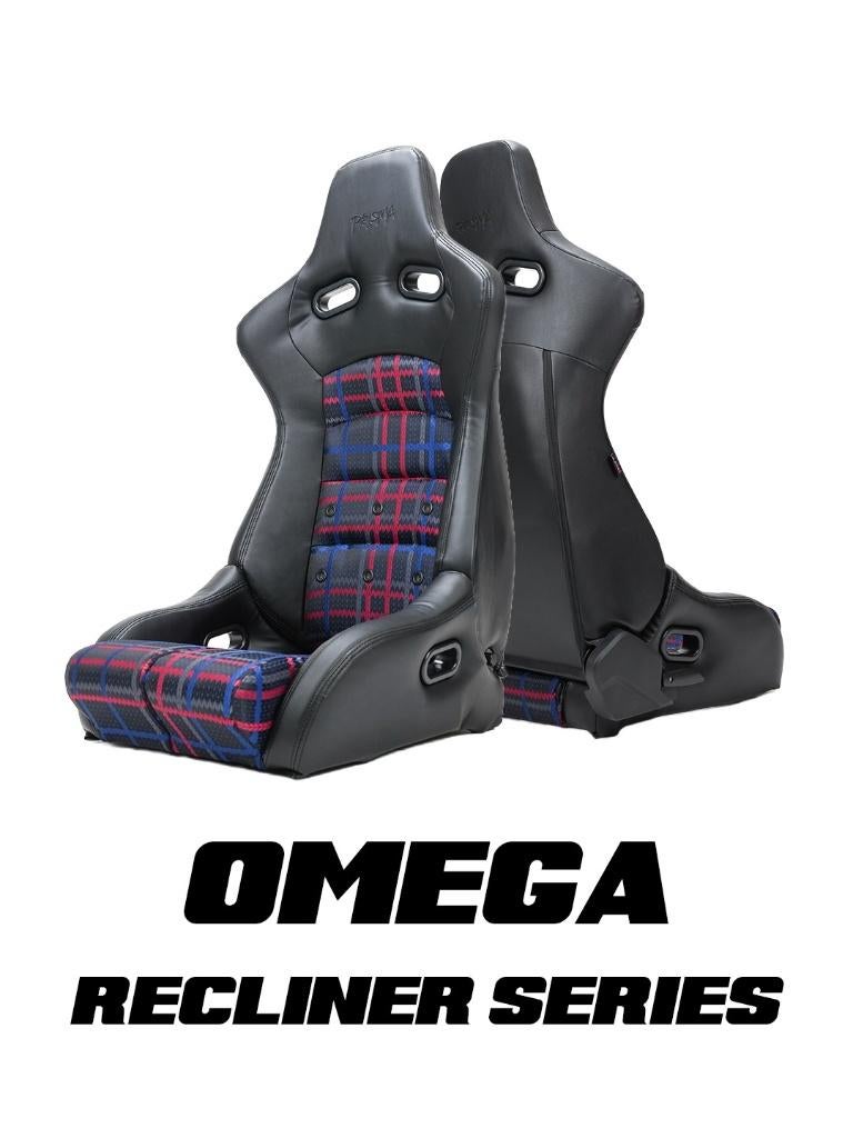 NRG Prisma Omega Verstelbare kuipstoel Sportstoel Tartan
