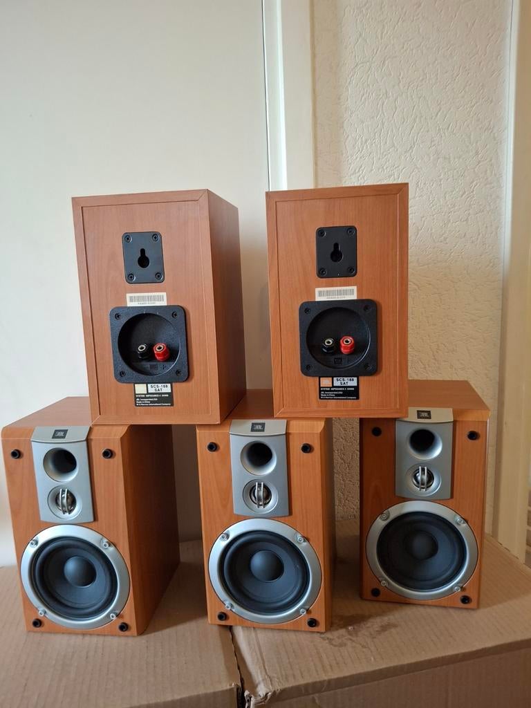 5x jbl scs 188 luidsprekers, Ophalen, JBL, Zo goed als nieuw, 60 tot 120 watt