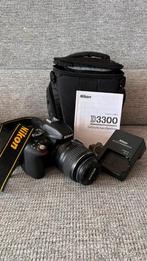 Nikon D3300 Spiegelreflexcamera met 18-55mm lens en tas, Spiegelreflex, Ophalen of Verzenden, Zo goed als nieuw, Nikon