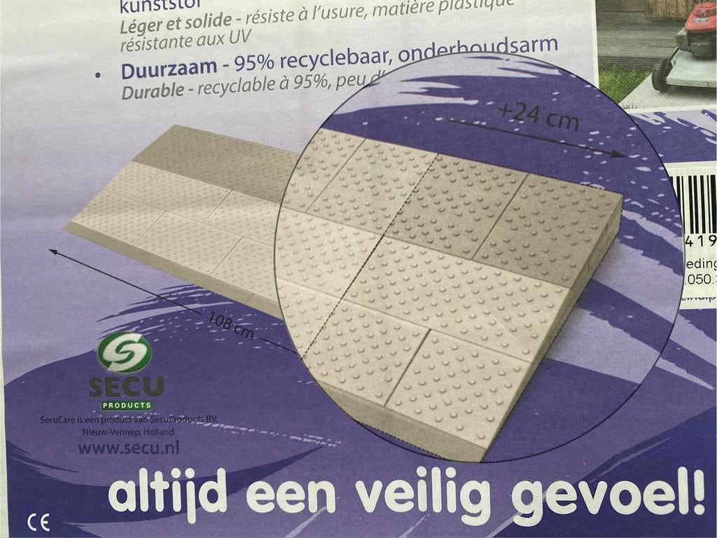 Secucare Verbredingsset nr 3 voor drempelhulp type 3 Nieuw, Diversen, Verpleegmiddelen, Ophalen of Verzenden, Nieuw