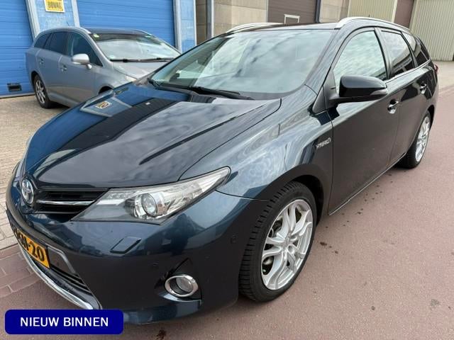 Toyota Auris Touring Sports 1.8 Hybrid Lease+ Full Options 2, Auto's, Euro 5, Gebruikt, Zwart, Hybride Elektrisch/Benzine