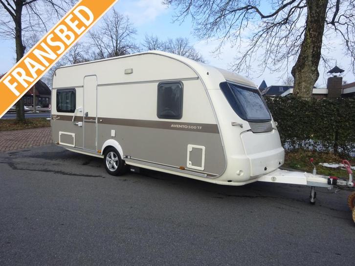 Avento GrandTurismo 500 TF met Nieuwe Mover, Caravans en Kamperen, Caravans, Bedrijf, tot en met 4, 1250 - 1500 kg, Rondzit, Avento