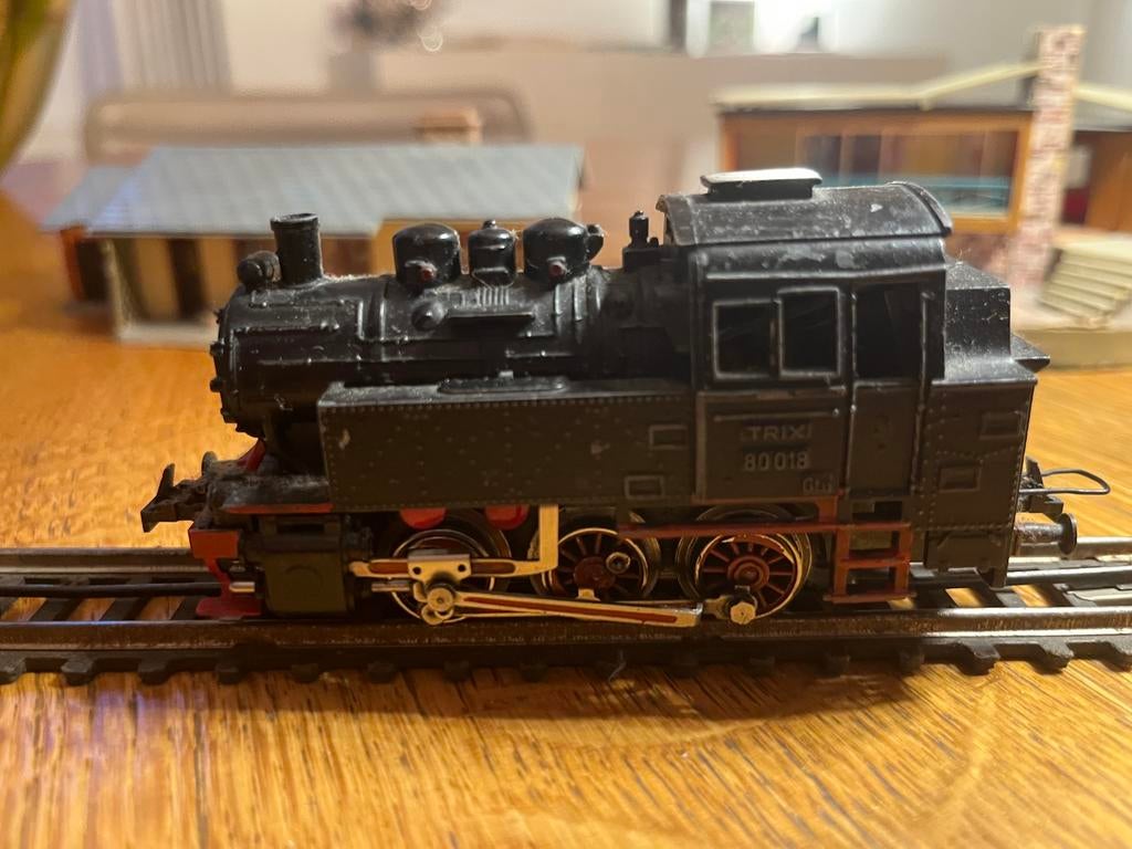 Modeltreinen Trix eind jaren 50 met orginele boekjes, Hobby en Vrije tijd, Modeltreinen | H0, Ophalen, Gelijkstroom, Trix, Rails