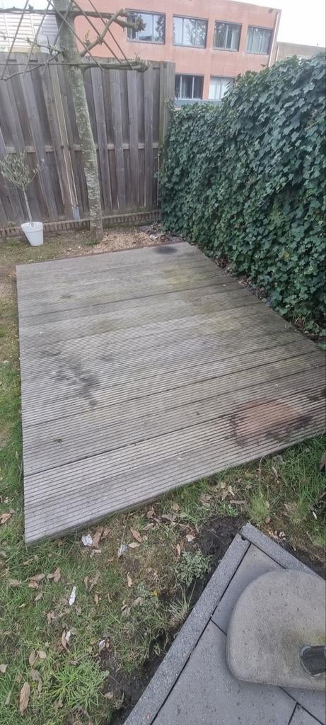 Vlonderplanken, Tuin en Terras, Terrasdelen en Vlonders, Ophalen, Hout