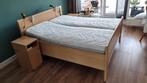 Verstelbare elektrische 2-pers. ledikant met remote., Ophalen, Gebruikt, Tweepersoons, 190 cm of minder