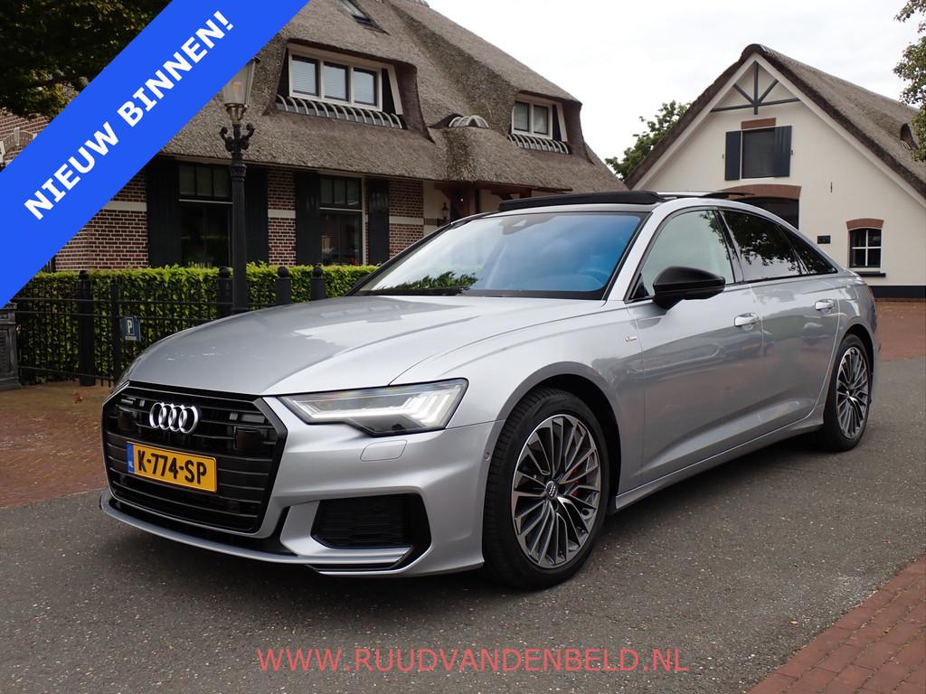 Audi A6 55TFSI QUATTRO COMPETITION HEADUP/PANO/ACC/NACHTZICH, Automaat, Gebruikt, 4 cilinders, Leder