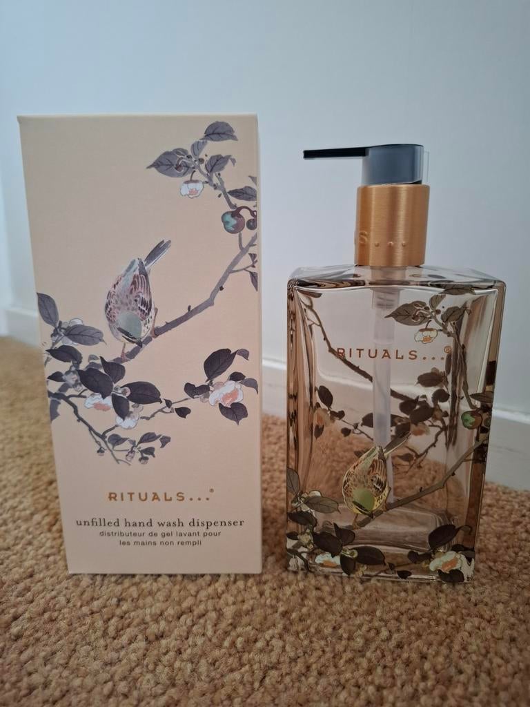 Rituals Zeepdispenser Glas 300ml - Nieuw in Verpakking, Meerkleurig, Nieuw, Ophalen of Verzenden, Modern